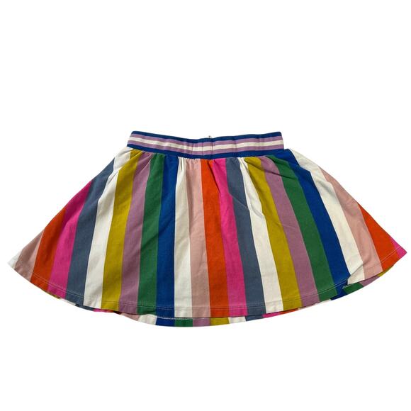 Mini Boden Rainbow Stripe Jersey Knit Skort Size 9-10Y Casual Vacation Preppy - Picture 2 of 10